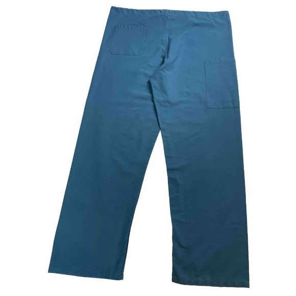 Uniform City Scrub Pants  Medical Uniform Teal Unisex Drawstrings 2 Pockets - Picture 2 of 4